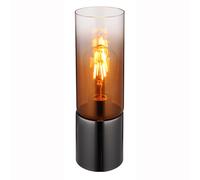 Lampe à poser lampe de table lampe de chambre 1 flamme verre cuivré H 30 cm