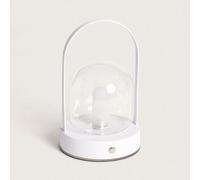 Lampe À Poser Led 3w Portable Avec Batterie Rechargeable Usb Olena Blanc