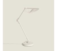 Lampe À Poser Led 8w Métal Evian Blanc Cassé