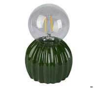 Lampe à poser led ""Cactos"" vert H15,2cm - Atmosphera Créateur d'intérieur