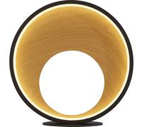 Lampe à poser LED Crosby - Noir avec effet bois