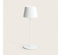 Lampe À Poser Led Extérieure Portative Aluminium 1,2 W Avec Batterie Rechargeable Willox Blanc