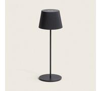 Lampe À Poser Led Extérieure Portative Aluminium 1,2 W Avec Batterie Rechargeable Willox Noir