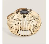 Lampe à Poser LED Extérieure Solaire Bambou Sirpur Naturel