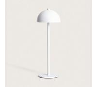 Lampe À Poser Led Portable Avec Batterie Rechargeable Usb Kael Blanc