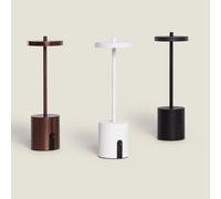 Ledkia Lampe Jawania Portable Métal Noir