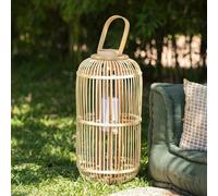 Ledkia Lampe à Poser LED Portable Rotin Jávea Naturel