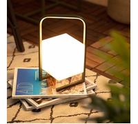 Lampe à Poser LED Portative Extérieure en Aluminium 2.5W Tiber avec Batterie Rechargeable USB Vert kaki