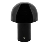 Atmosphera Lampe à poser LED Zola – métal, USB, 20 cm – Noir