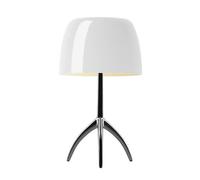 Lumiere Grande Lampe de Table Aluminium Blanc Chaud avec Gradateur Foscarini - 8025594151022