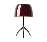 Lumiere Grande Lampe de Table Chrome Noir Cerise Foscarini - 8025594151367