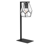 Lampe à poser MARDYKE E27 1X40W en acier noir 190x150x505mm