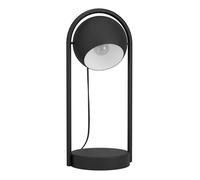 Lampe à poser MURNIA E14 1X40W en acier noir et blanc 190x165x430mm