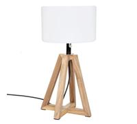 Lampe à Poser Outdoor Matia 58cm Blanc & Beige