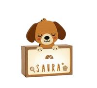 Lampe à poser personnalisable - chien