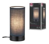 Paulmann Pia 77059 Lampe de table LED E14 noir (mat)
