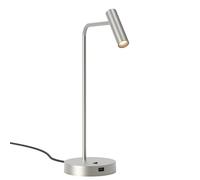 Lampe à Poser Portable Enna, Nickel Mat