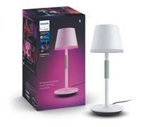 Philips Lampe à poser portable Hue Belle – Ambiance Blanc et Couleur, Bluetooth, blanche
