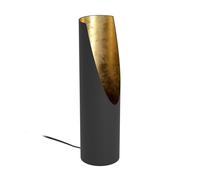 Lampe à poser PREBONE GU10 1X5W en acier noir et or D110mm