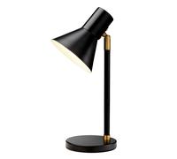 Lampe à Poser Style Halo, Noire Antique