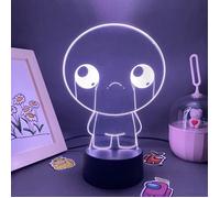 Lampe à poser - The Binding of Isaac - Veilleuse néon LED - Couleur noire - Design contemporain - Pour enfant