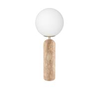 Lampe à Poser Torrano en Travertin Beige de