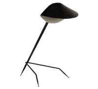 Lampe à Poser Trépied Noir & Laiton