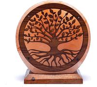 Lampe à Sel Arbre de Vie Avec Câble Et Led - ± 22x19x10 Cm