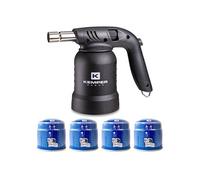 Lampe à souder gaz KEMPER Polyvalente + 4 cartouches de gaz butane 190g