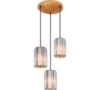 Globo Lighting Run lampe suspendue 3x60 W fumé 30229346
