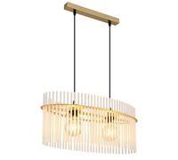 Globo Lighting Gorley lampe suspendue 2x60 W doré 15698H3M