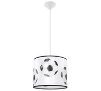 Sollux Lighting Piłka lampe suspendue 1x15 W blanc-noir SL.1424