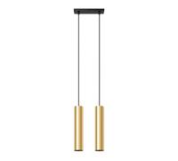 Sollux Lighting Lagos lampe suspendue 2x10 W noir-doré SL.1241