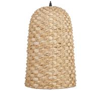 Lampe à Suspendre Tissée Main en Bambou Façon Osier Abat-Jour en Cloche Kerio