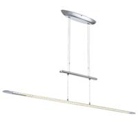 Lampe à suspension 21 watts LED suspension plafonnier réglable en hauteur Lampe chrome Globo 68042