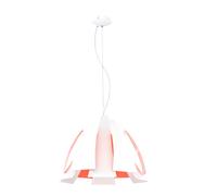 Lampe à suspension blanche lampe de table à manger lampe de salon, feuille orange, 1x E27, DxH 55x110 cm, Eglo 92844