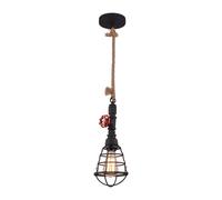Lampe à suspension lampe de table à manger lampe suspendue lampe de salle à manger industrielle noire H 130cm 