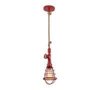 Lampe à suspension lampe de table à manger lampe suspendue lampe de salle à manger industrielle rouge H 130 cm