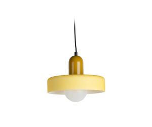 Lampe à suspension Leitmotiv Opaco Grato Jaune 23x25x120 cm