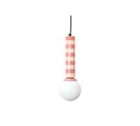 Lampe à suspension Leitmotiv Rayado Rose 12x38x150 cm