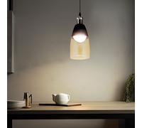 Lampe à Suspension Luminaire Suspendu Verre Table En Champagne H 134 CM