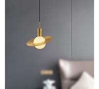 Lampe à suspension UFO à tête unique pour salon, lampe à suspension en verre pour îlot de cuisine, lumières de salle à manger réglables, éclairage de campagne français Present
