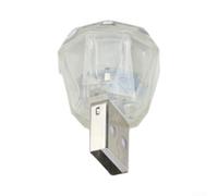 Lampe Ambiance USB ABS Multicolore Pour Intérieur Auto | Lumière douce, portable, idéale pour dormir, conduire la nuit, éclairage d'appoint(pink)