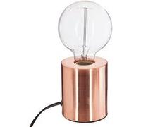 Atmosphera - Lampe à Poser Saba D 9 x H 10,5 cm, Métal, Style Contemporain, Douille E27 - Pour Chevet, Bureau, Salon