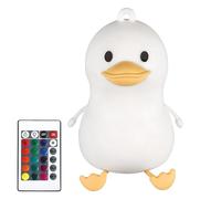 Lampe Animal,Lampe Rechargeable Mignonne en Forme de Canard avec Commande Tactile - Veilleuse à Lumière Douce | pour Salle de Bain Maison Chevet Bureau Couloir Toilettes Jardin d'Chambre d'Enfant