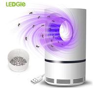 Lampe anti-insecte électrique moustique insecte tueur avec nuit piège pour la maison LED lampe tueur de moustique blanc