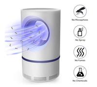 Lampe Anti-Insecte,USB Lampe Anti-moustiques Lampe Piège Moustique UV Tue Mouches Destructeur d' Insectes Electrique 5W,Pas Bruit