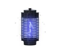 Outsunny Lampe anti-insectes anti moustique design lanterne tue mouche électrique destructeur d'insectes LED 3 W noir