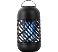 Lampe anti-insectes pour intérieur et extérieur - Piège à moustiques électrique - Lutte contre les nuisibles - Étanchité IP24 - Lampe UV-A de 10W - Noir
