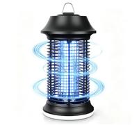 Lampe Anti Moustique 15W UV Tue Mouche Anti Insectes Répulsif Destructeur d'Insectes Non Toxique pour Maison Bureau Exterieur 80m²